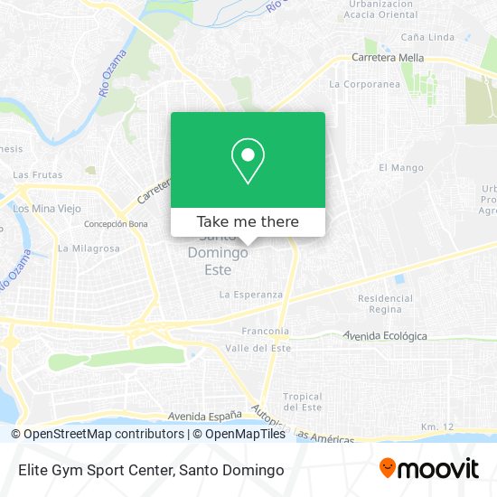 Elite Gym Sport Center map