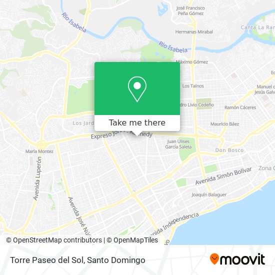 Torre Paseo del Sol map