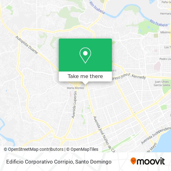 Mapa de Edificio Corporativo Corripio