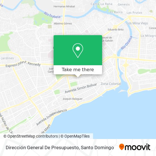 Dirección General De Presupuesto map
