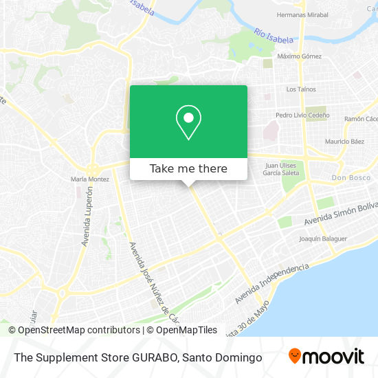 The Supplement Store GURABO map