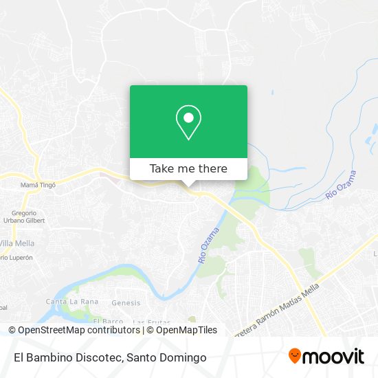 El Bambino Discotec map