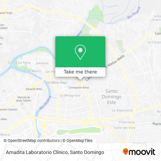Amadita Laboratorio Clínico map