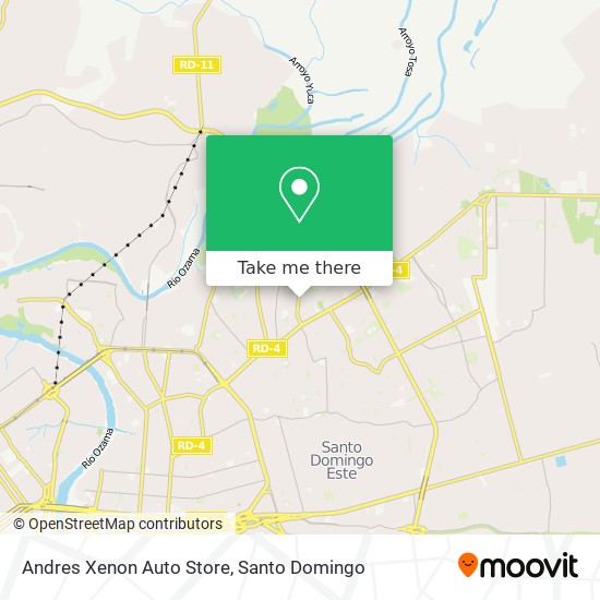 Andres Xenon Auto Store map