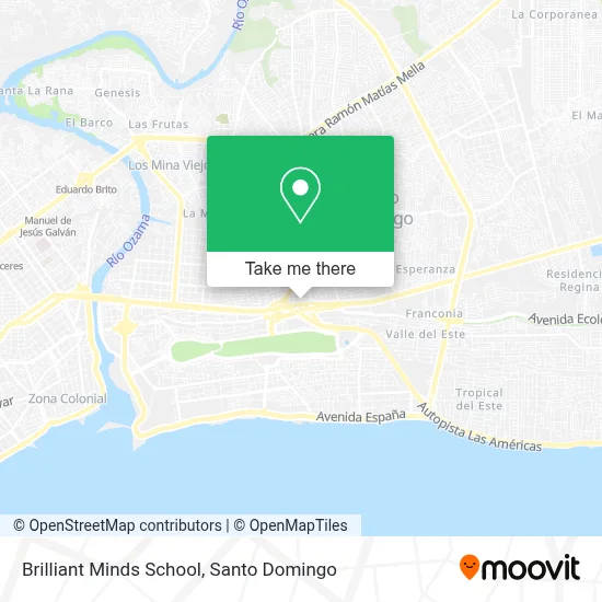 Mapa de Brilliant Minds School