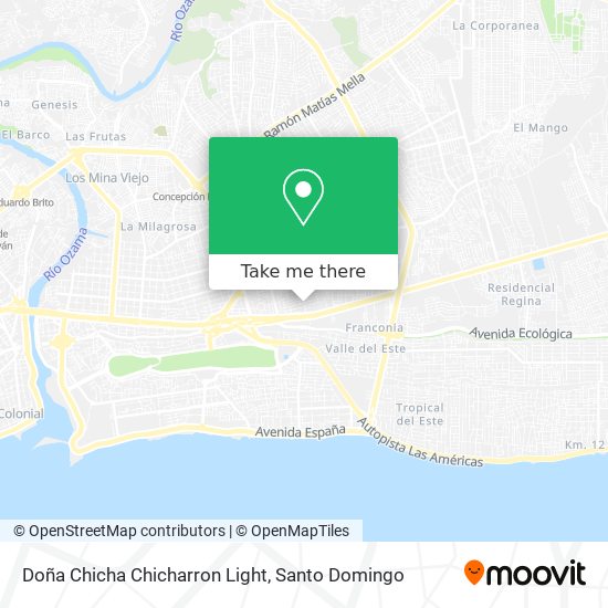 Doña Chicha Chicharron Light map