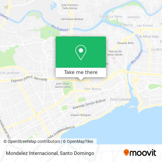 Mondelez Internacional map