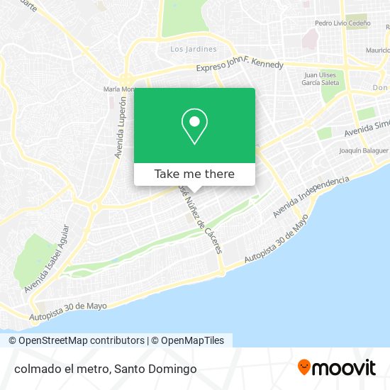 colmado el metro map