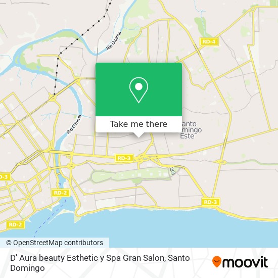 D' Aura beauty Esthetic y Spa Gran Salon map