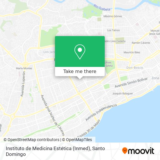 Instituto de Medicina Estética (Inmed) map