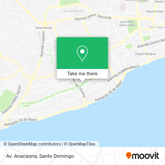 Mapa de Av. Anacaona