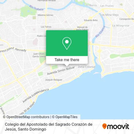 Colegio del Apostolado del Sagrado Corazón de Jesús map