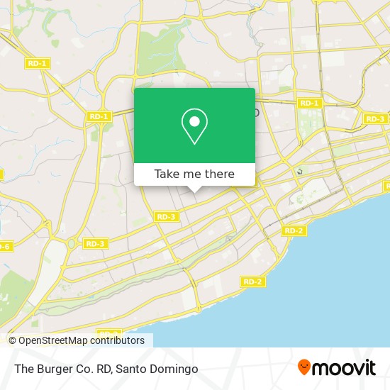 The Burger Co. RD map