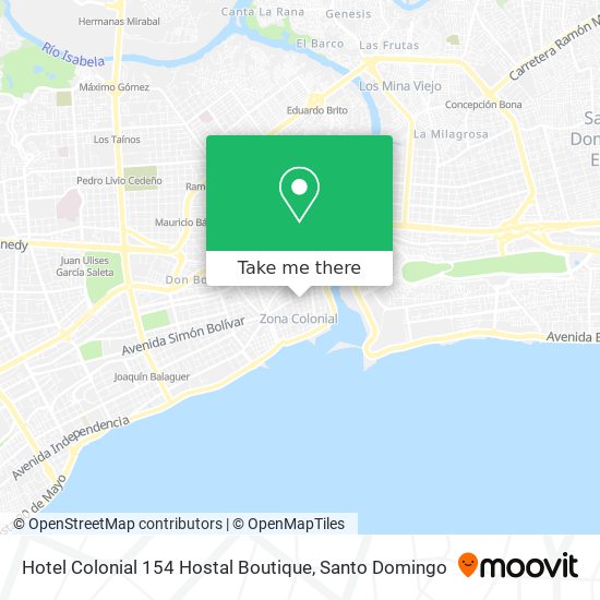 Hotel Colonial 154 Hostal Boutique map
