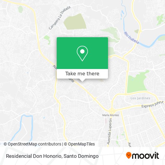Residencial Don Honorio map