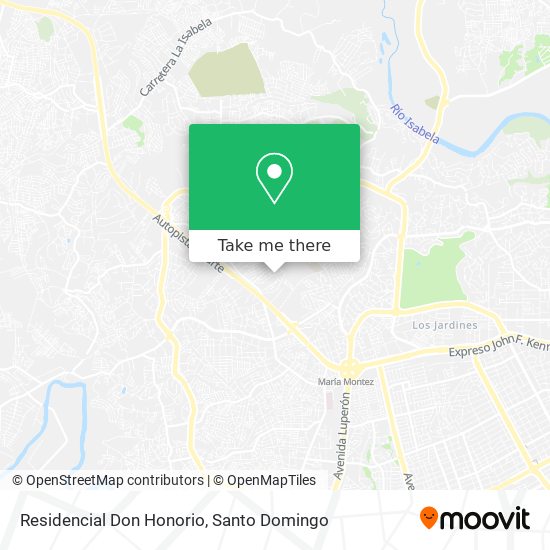 Residencial Don Honorio map