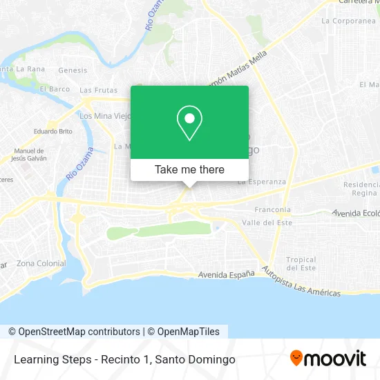 Mapa de Learning Steps - Recinto 1
