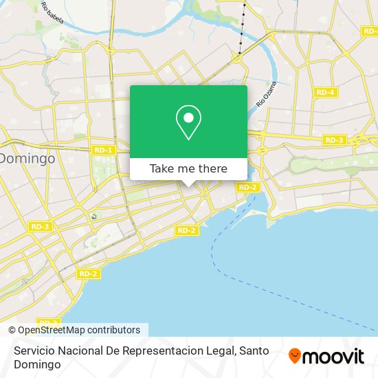 Servicio Nacional De Representacion Legal map