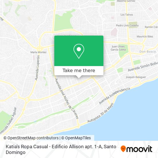 Katia's Ropa Casual - Edificio Allison apt. 1-A map