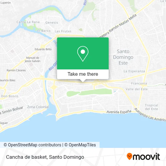Mapa de Cancha de basket