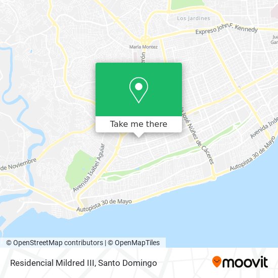 Residencial Mildred III map