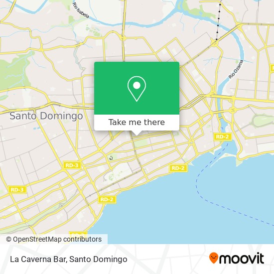 La Caverna Bar map