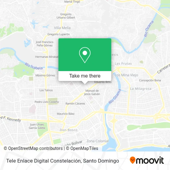 Mapa de Tele Enlace Digital Constelación