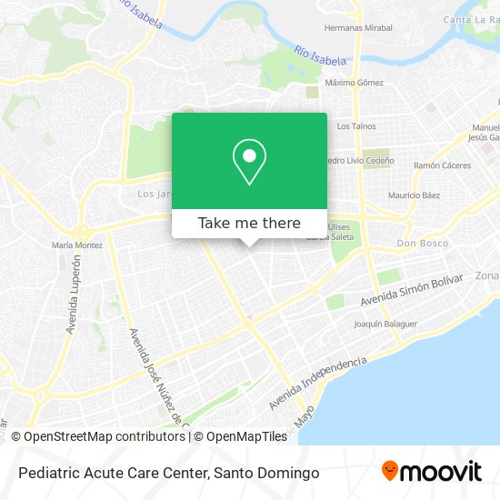 Mapa de Pediatric Acute Care Center