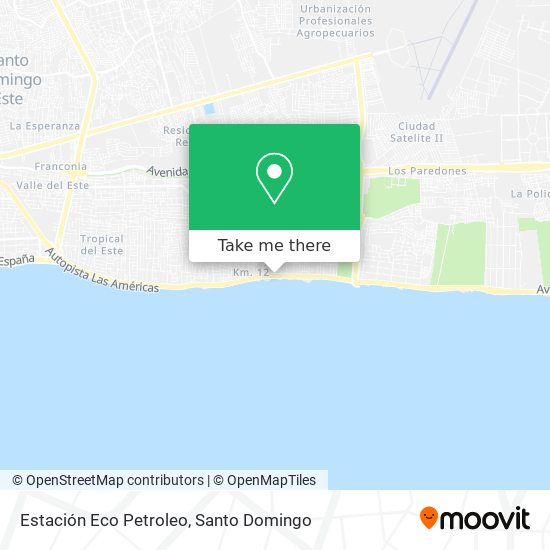 Mapa de Estación Eco Petroleo