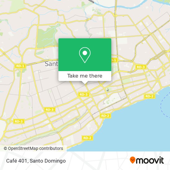 Café 401 map