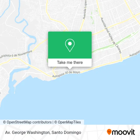 Mapa de Av. George Washington