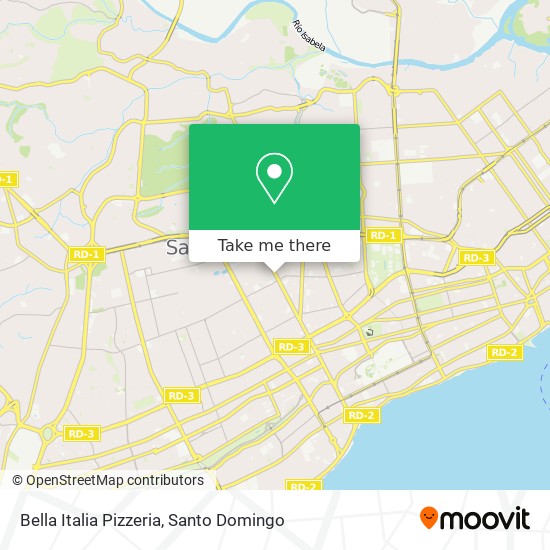 Bella Italia Pizzeria map