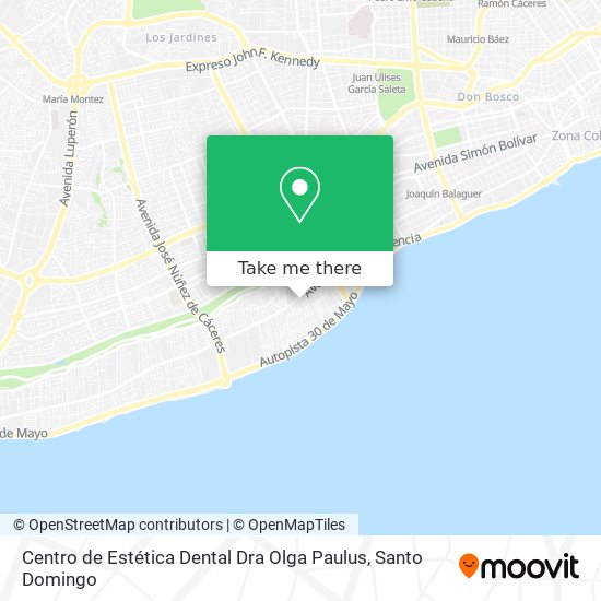 Centro de Estética Dental Dra Olga Paulus map