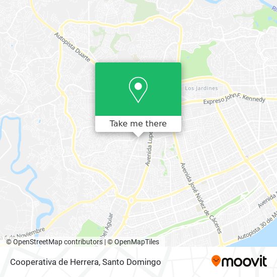 Cooperativa de Herrera map