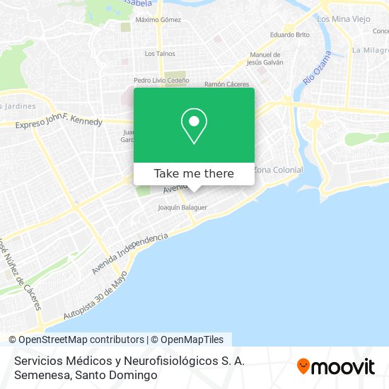 Servicios Médicos y Neurofisiológicos S. A. Semenesa map