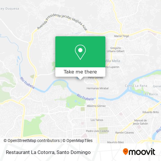 Restaurant La Cotorra map