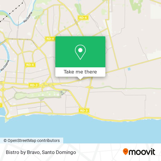 Bistro by Bravo map