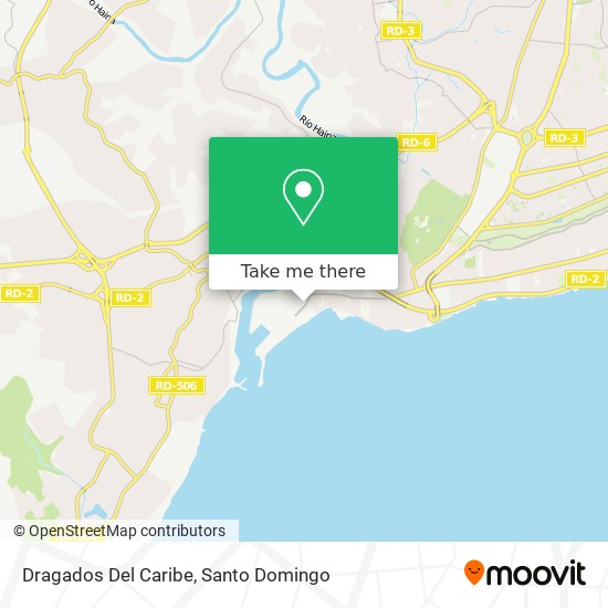 Dragados Del Caribe map