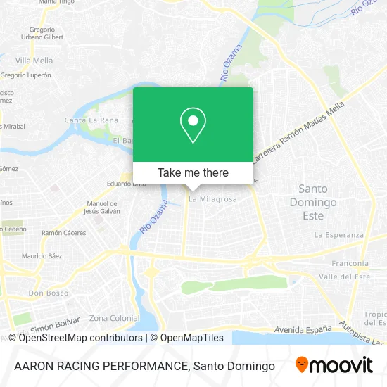 Mapa de AARON RACING PERFORMANCE