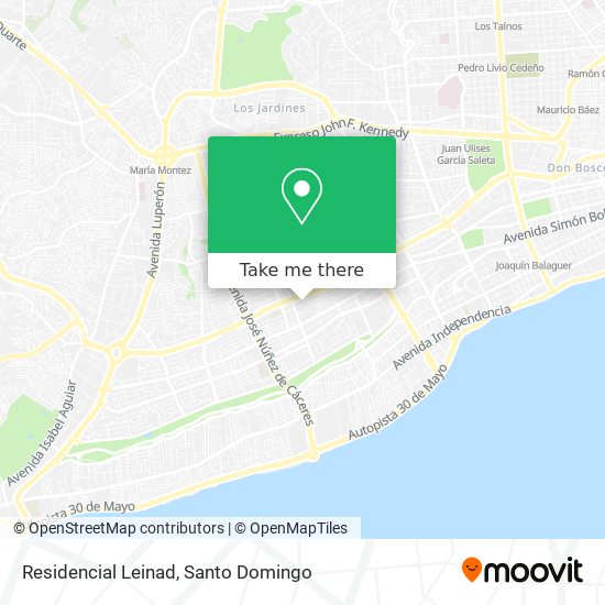 Residencial Leinad map