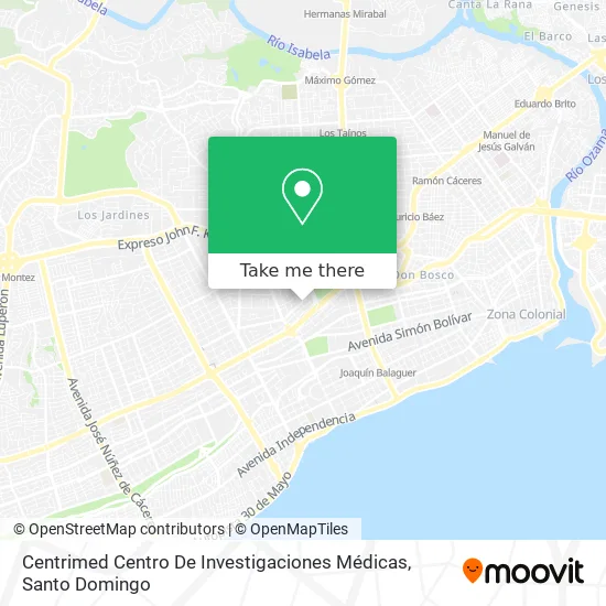 Centrimed Centro De Investigaciones Médicas map