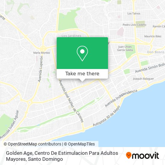 Golden Age, Centro De Estimulacion Para Adultos Mayores map
