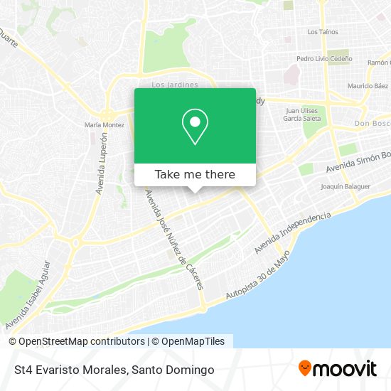 St4 Evaristo Morales map