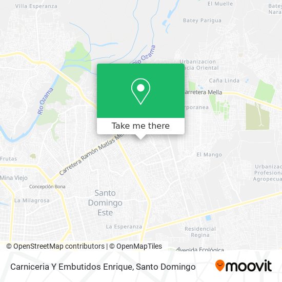 Mapa de Carniceria Y Embutidos Enrique