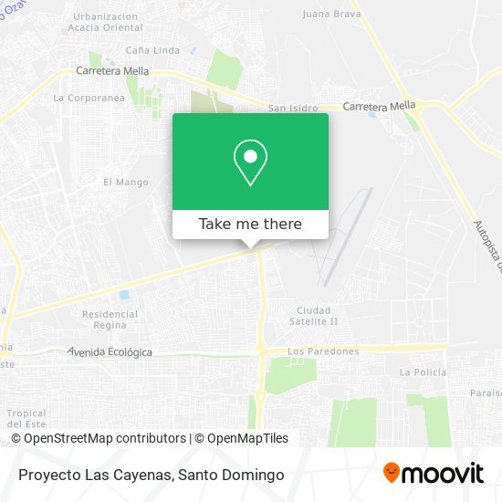 Proyecto Las Cayenas map