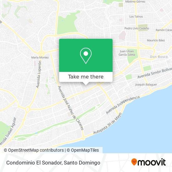Condominio El Sonador map