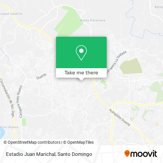 Estadio Juan Marichal map
