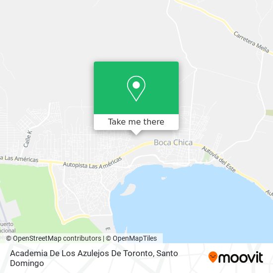 Academia De Los Azulejos De Toronto map