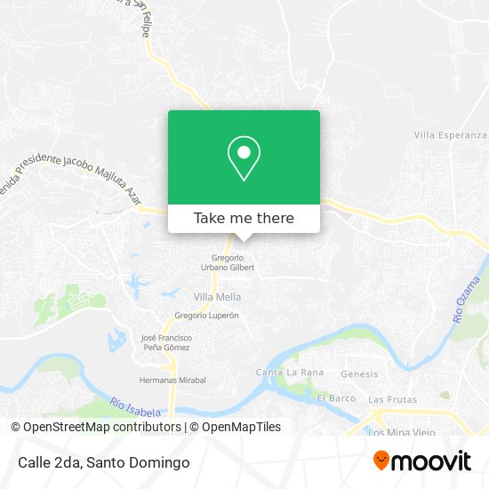 Calle 2da map
