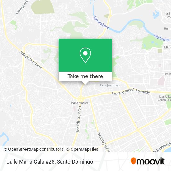 Calle María Gala #28 map